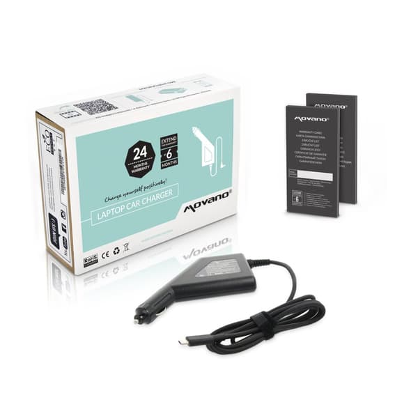 65W USB-C biloplader til bærbar computer