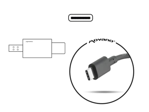 45 W:n USB-C-autolaturi kannettavalle tietokoneelle