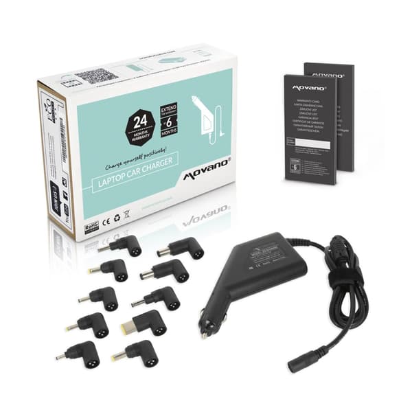 Universal biloplader 90W 10-bens strømforsyning