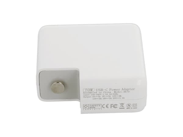 Strømforsyning USB-C 70W bærbar oplader