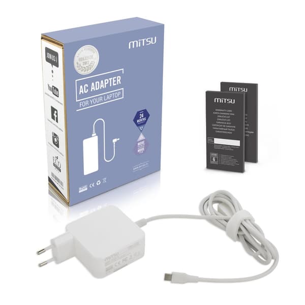 Strømforsyning USB-C 45W bærbar oplader