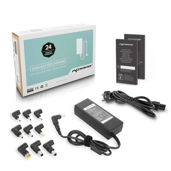 Strømforsyning universaloplader 15-20v|90W|10-bens