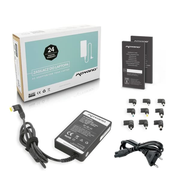 Strømforsyning universaloplader 15-20v|90W|10-bens