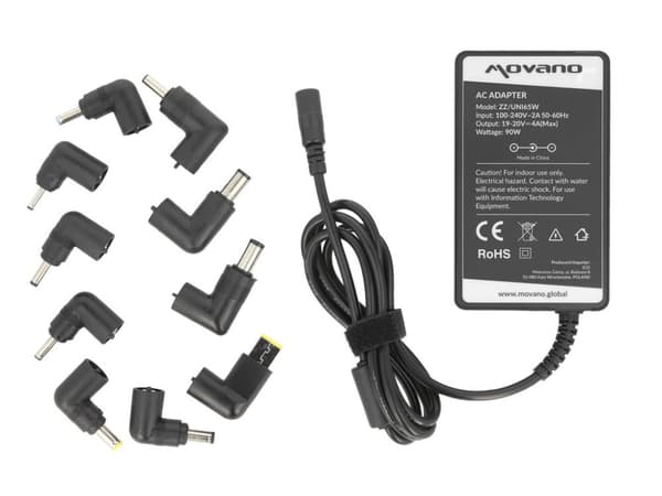Strømforsyning universaloplader 15-20v|65W|10-bens