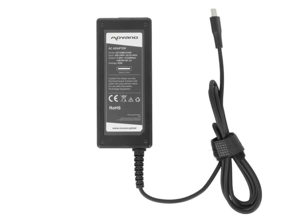 Strømforsyning USB-C 65W bærbar oplader