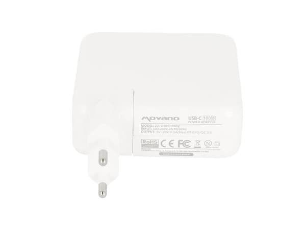 Strømforsyning USB-C 100W bærbar oplader