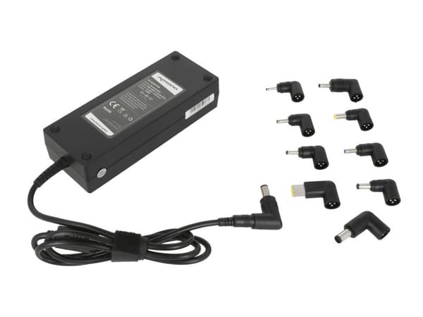 Strømforsyning universaloplader 15-20v|120W|10-bens
