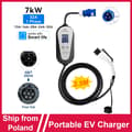 Miniatyrbillede 2 af 2: EV-lader, 7KW effekt, 32A strøm,GBT 7KW 3.5M