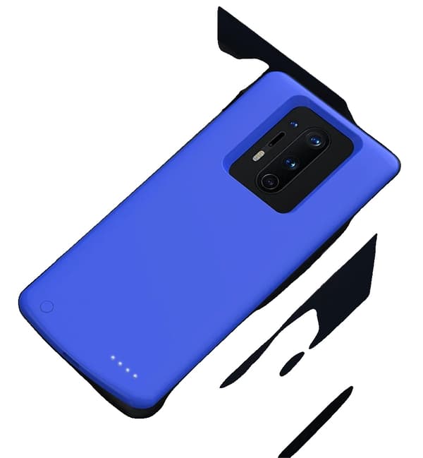 Powerbank-kotelo, 10000mAh akku, älykäs lataus,BlueOneplus 8 Pro