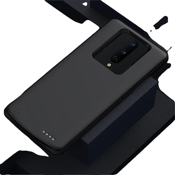 Powerbank Etui, 10000mAh Batteri, Intelligent Opladning,Sort Oneplus 8