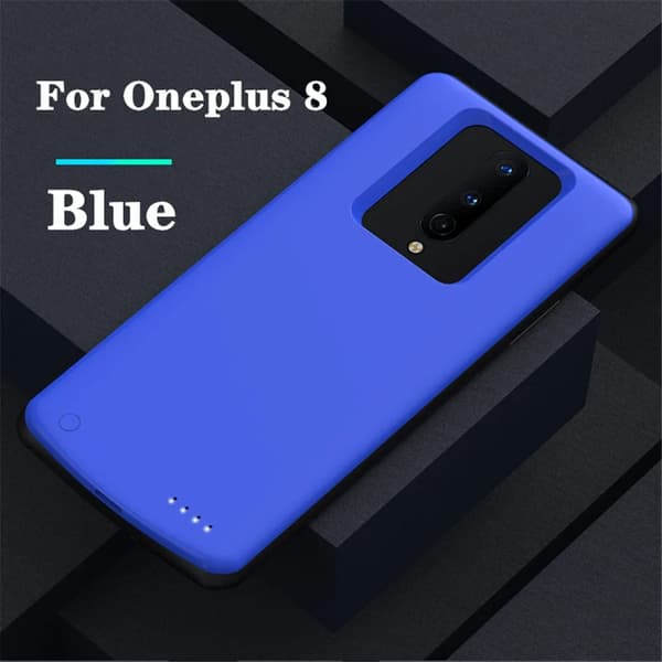 Powerbank-kotelo, 10000mAh akku, älykäs lataus,Sininen Oneplus 8