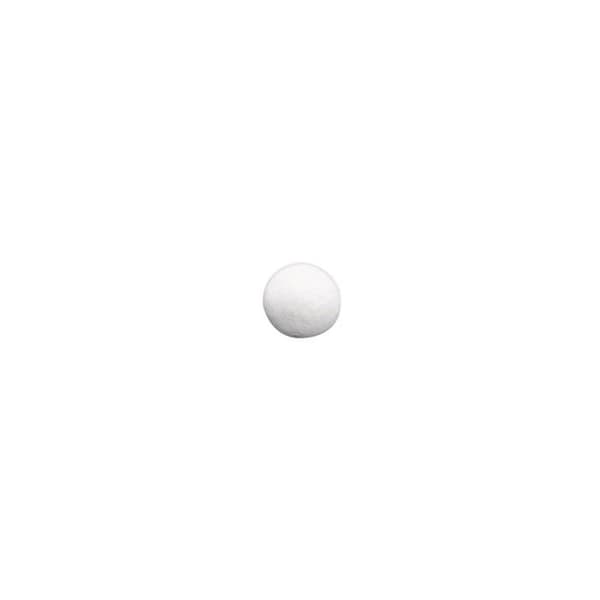 Perle i vadd Boll vit Ø 15 mm 40 stycken