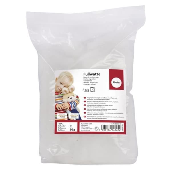 Vadd - Flakes - 50 g - Mjuk - Tvättbar upp till 95° - Idealisk för kuddar och dockor