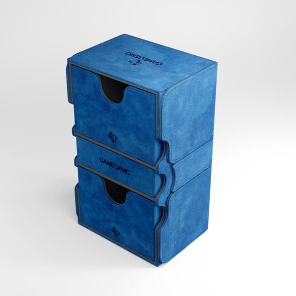 GameGenic Stronghold 200+ Convertible Deck Box (Blue)
