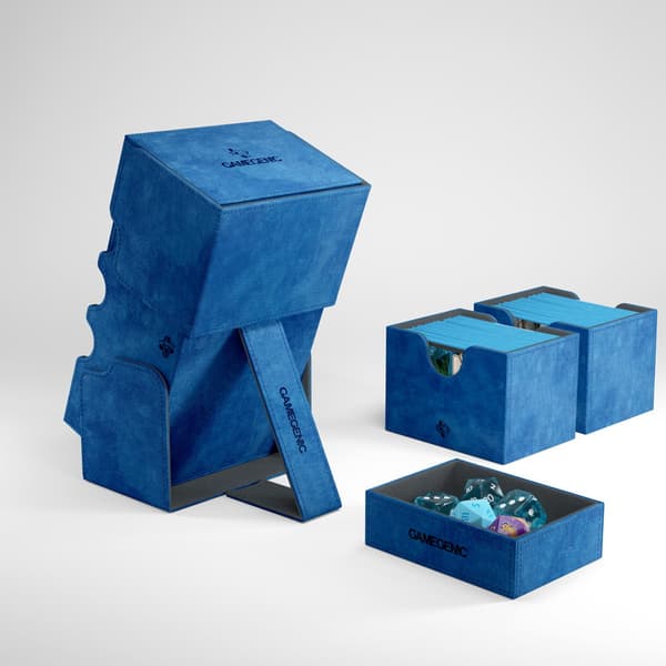 GameGenic Stronghold 200+ Convertible Deck Box (Blue)