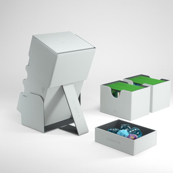 GameGenic Stronghold 200+ Convertible Deck Box (White)