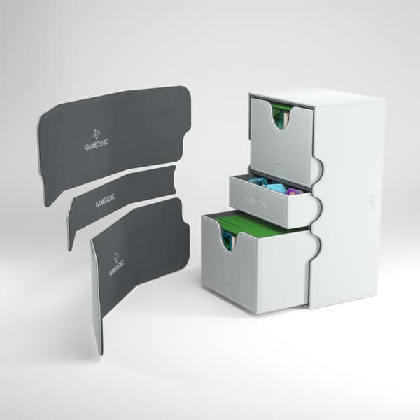 GameGenic Stronghold 200+ Convertible Deck Box (White)