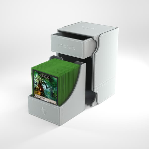 GameGenic Watchtower 100+ Convertible Deck Box (White)