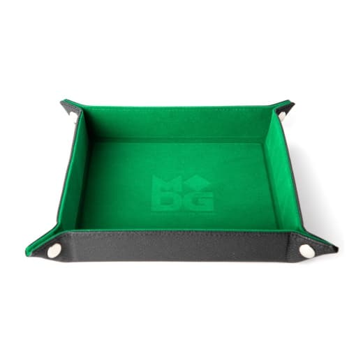 Dice Tray Velvet - Green