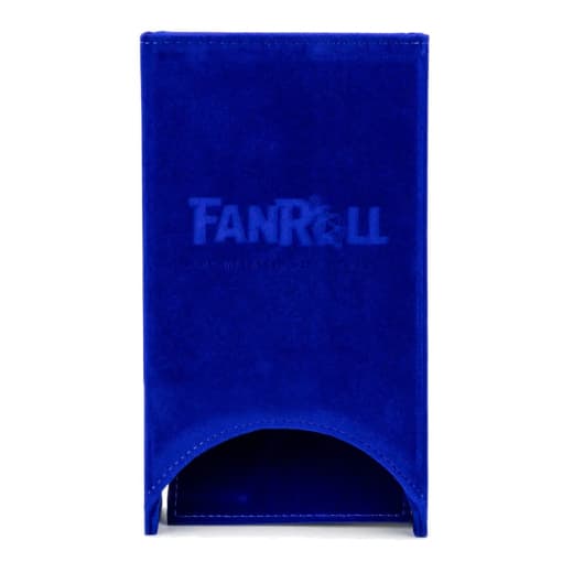 Velvet Fold Up Dice Tower - Blue
