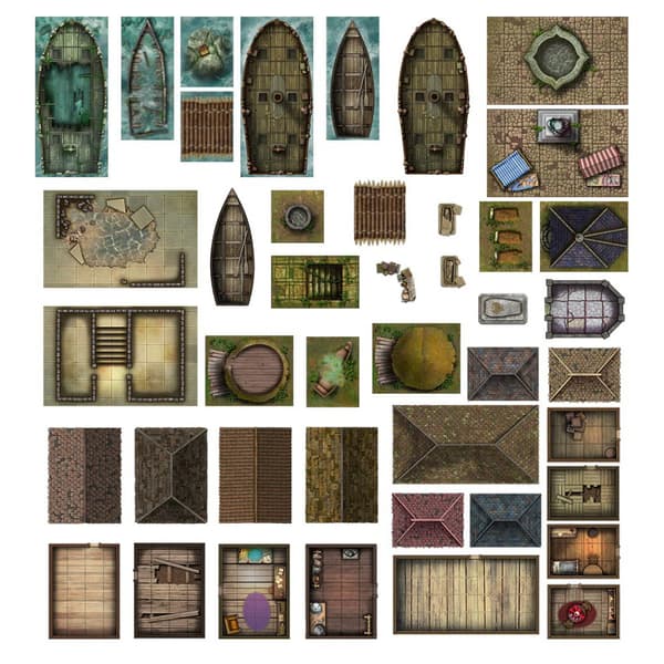 Box of Adventure: RPG Maps & Tokens 2 - Coast of Dread