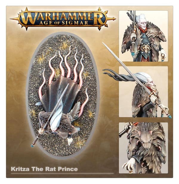 NY! Kritza, The Rat Prince Soulblight Gravelords Warhammer Age of Sigmar