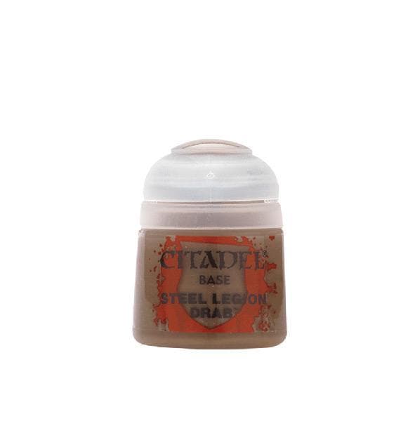 NY! Warhammer Steel Legion Drab Base Citadel Colour 12 ml