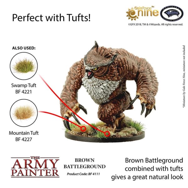 Battlefields: Brown Battleground basing The Army Painter
