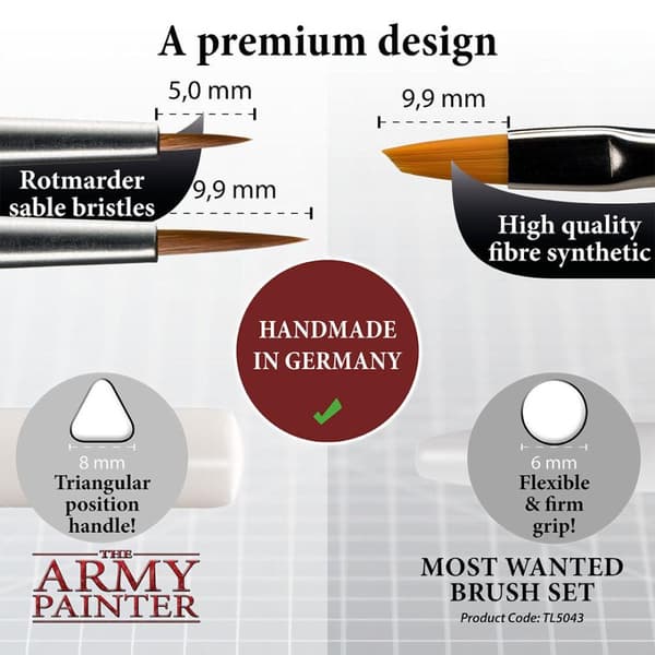 Most Wanted Brush Set The Army Painter