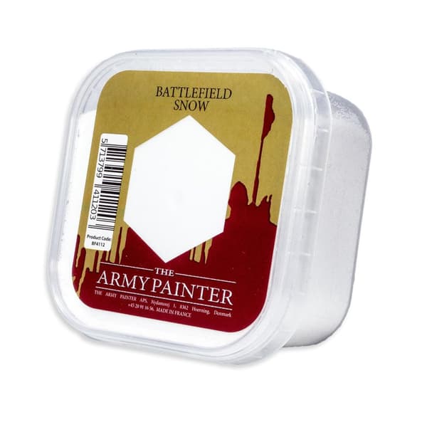 Battlefields: Snow Battleground basing The Army Painter