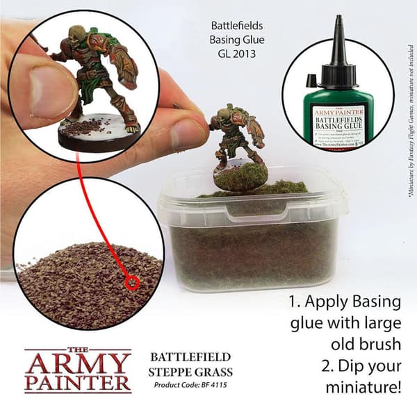Battlefields: Steppe Grass Battleground basing The Army Painter