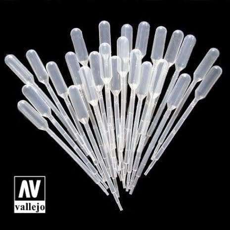 NY! 8 st Pipettes från Vallejo för färgblandning