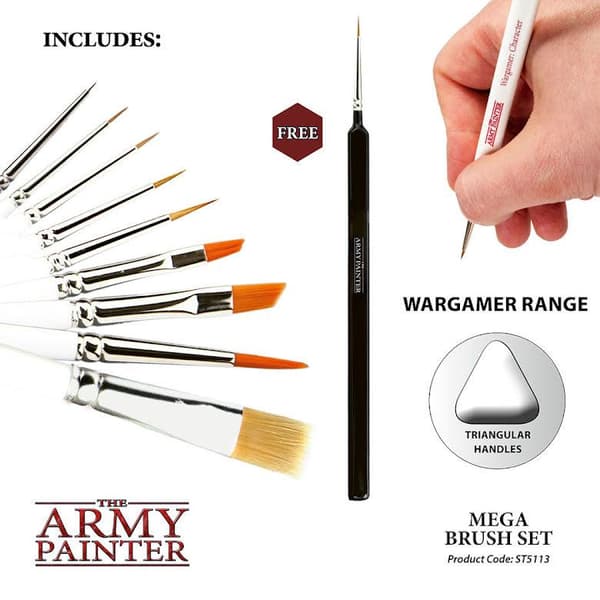 Mega Brush Set The Army Painter Mega pensel set