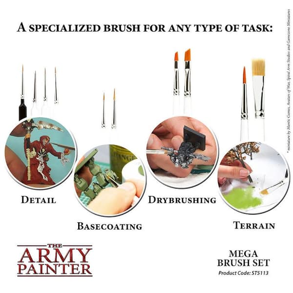 Mega Brush Set The Army Painter Mega pensel set