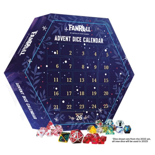 Advent Dice Calendar 2023- Metallic Dice Games