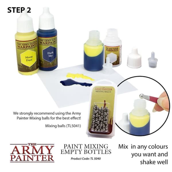 Paint Mixing Empty Bottles The Army Painter