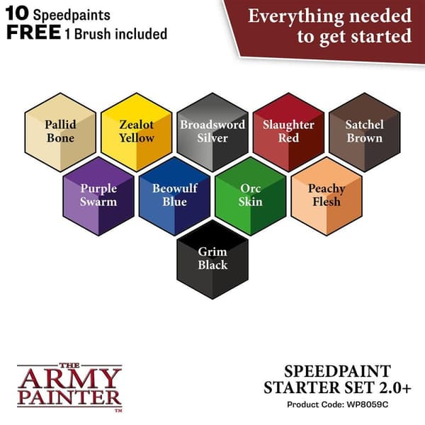 Army Painter: Warpaints: SpeedPaint Starter Set 2.0