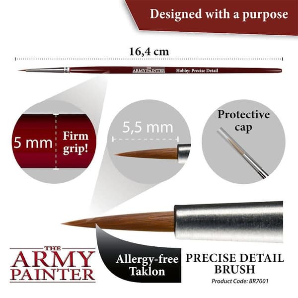 Precise Detail pensel brush The Army Painter
