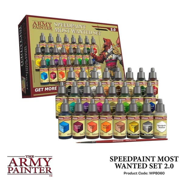 Speedpaint 2.0 Most Wanted Set The Army Painter 24 färger