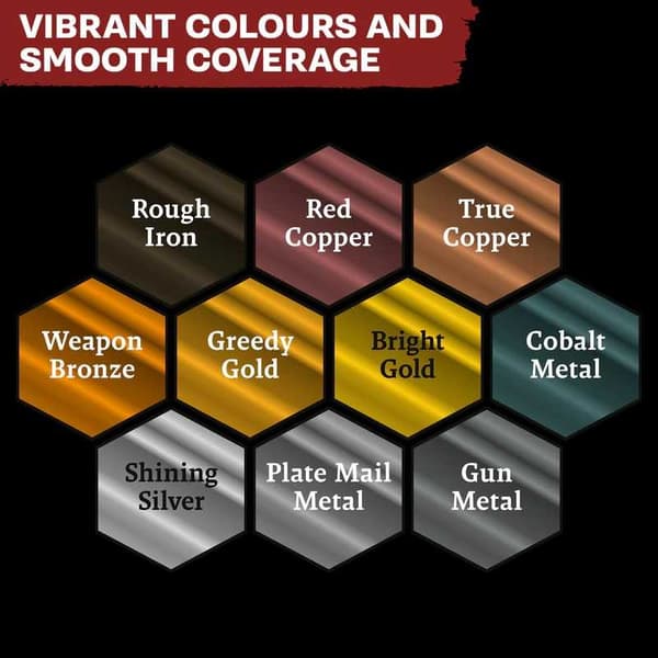 Warpaints Fanatic Metallics Paint Set The Army Painter 10 färger