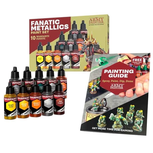 Warpaints Fanatic Metallics Paint Set The Army Painter 10 färger