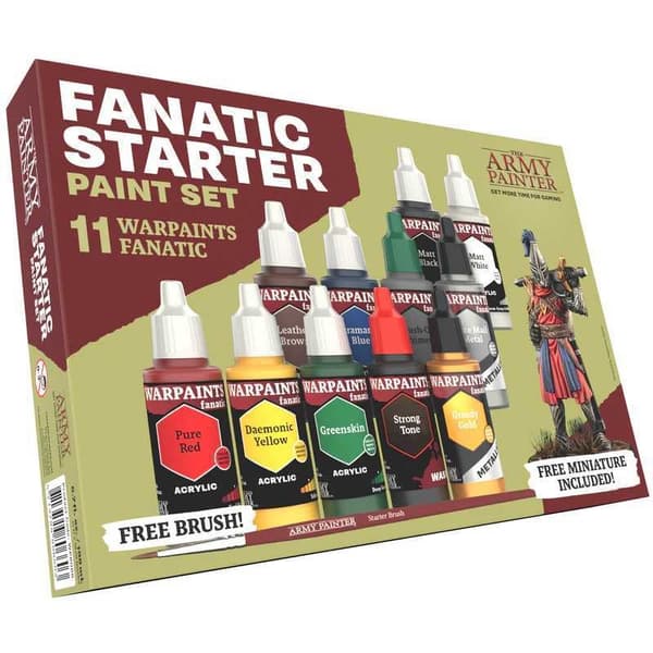 Army Painter: Warpaints Fanatic Starter Set Rödklädd soldat