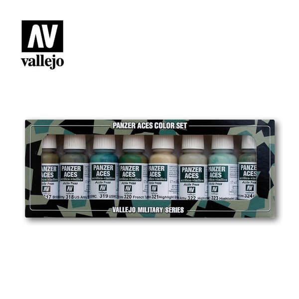 Vallejo Panzer Aces Set - Nº3 (Crew Uniforms)
