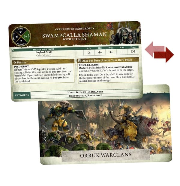 NY! Warscroll Cards Orruk Warclans Warhammer Age of Sigmar