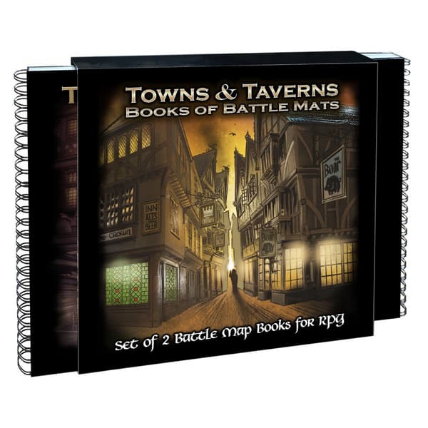 Books of Battle Mats - Towns & Taverns