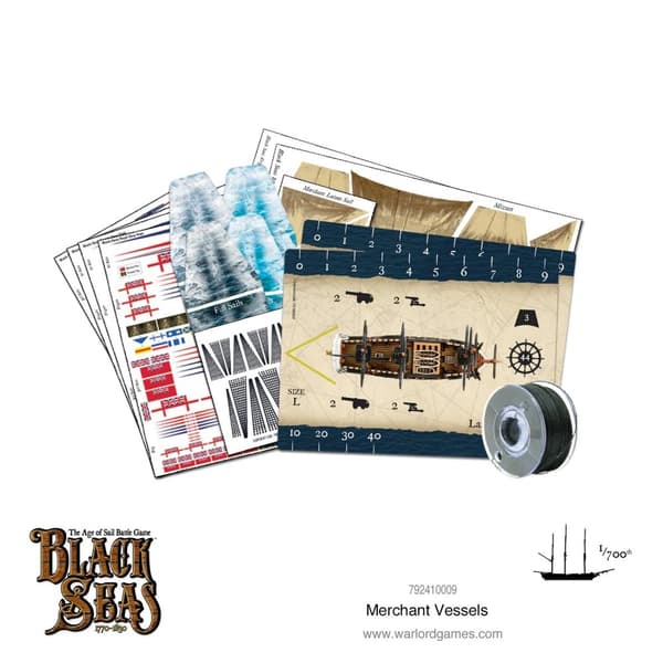 NY! Black Seas: Merchant Vessels Warlord Games