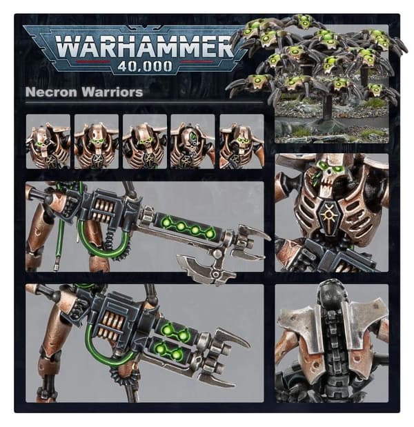 Necrons Warriors 13 figurer Warhammer 40 000 Necron Warriors