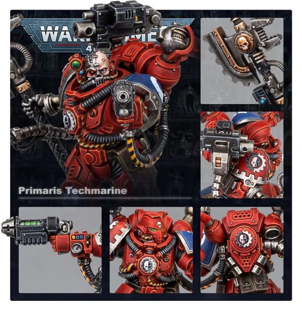 NY! Primaris Techmarine Space Marines Warhammer 40 000
