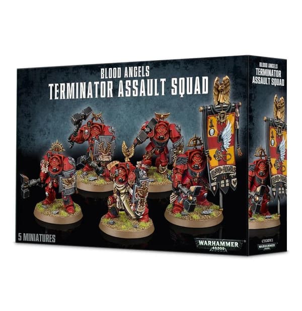 NY! Blood Angels Terminator Assault Squad Warhammer 40 000