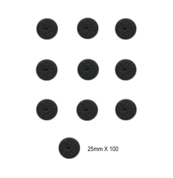 NY! Citadel 25mm Round Bases (100 Pack) Citadel Warhammer